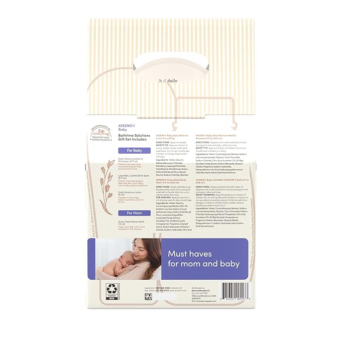 Aveeno Baby Bathtime Solutions Mommy & Me Gift Set