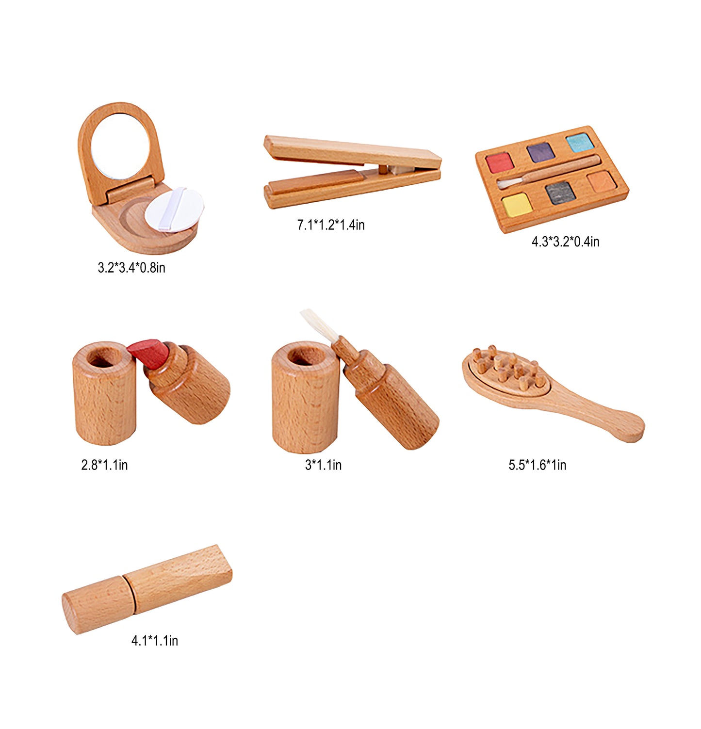 Wooden Kids Makeup Kit