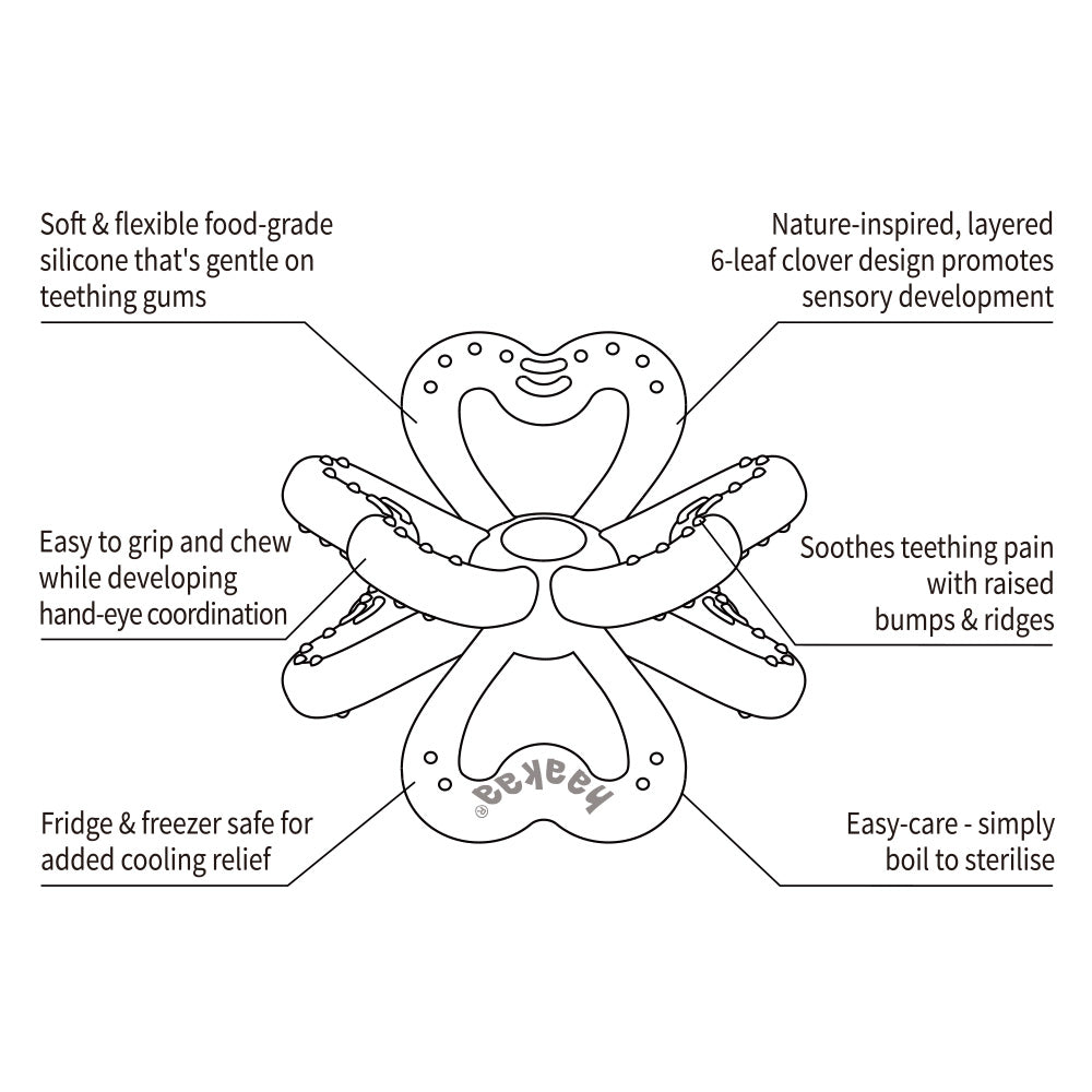 Haakaa Silicone Clover Teether