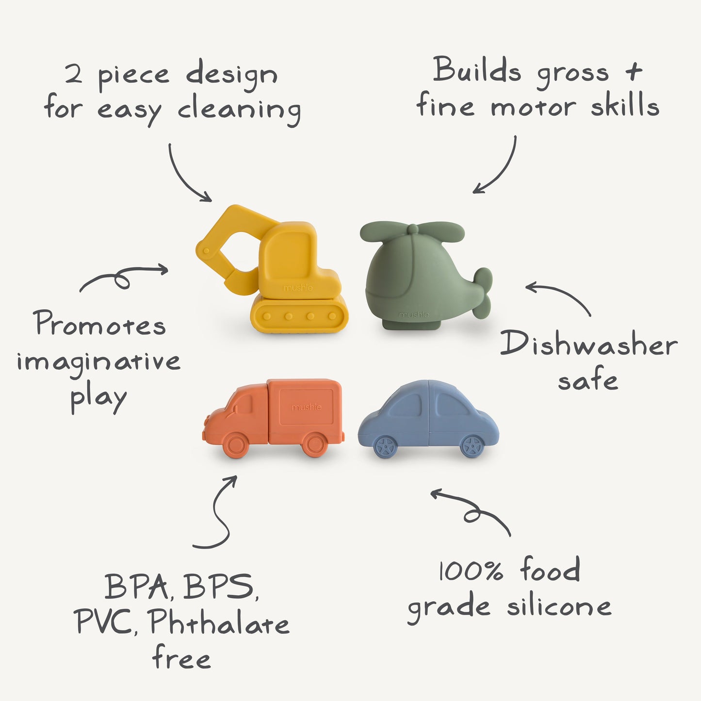 Mold Free Bath Play Set