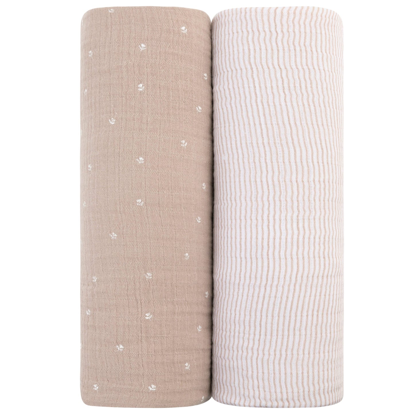 2 Pack Cotton Muslin Swaddle Blanket