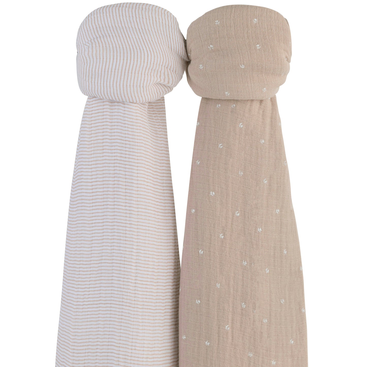 2 Pack Cotton Muslin Swaddle Blanket