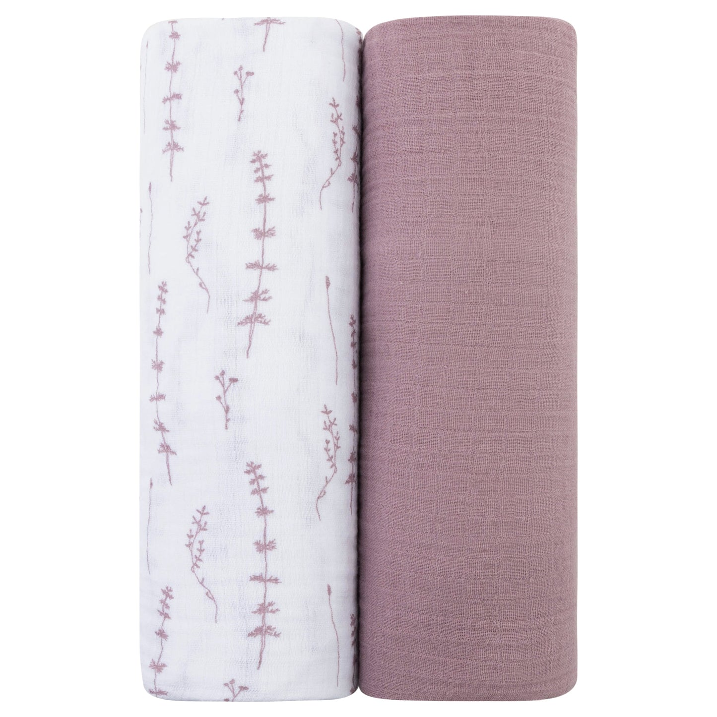 2 Pack Cotton Muslin Swaddle Blanket