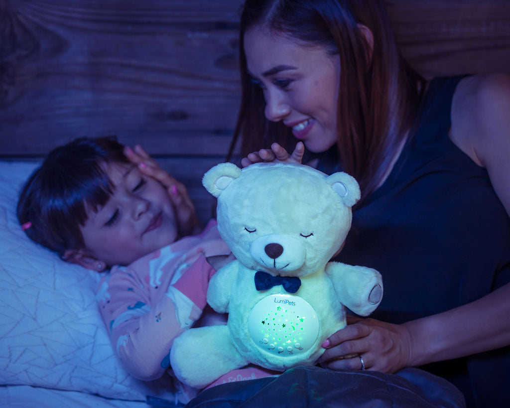 Lumipets Bear - Nursery Sound Soother Bear Night Light