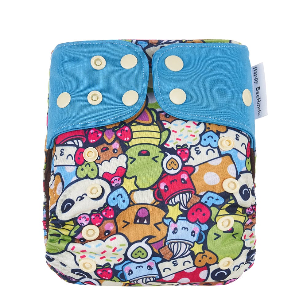 Perfect Fit Pocket Diaper by Happy BeeHinds - Prints