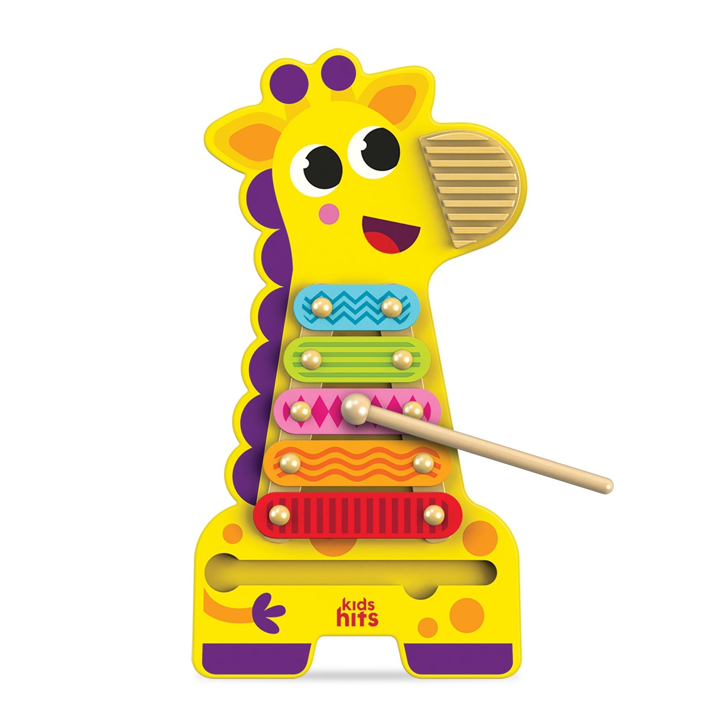 Kids Hits: Harmonize Playtime with the Wooden Giraffe Xylophone Adventure!