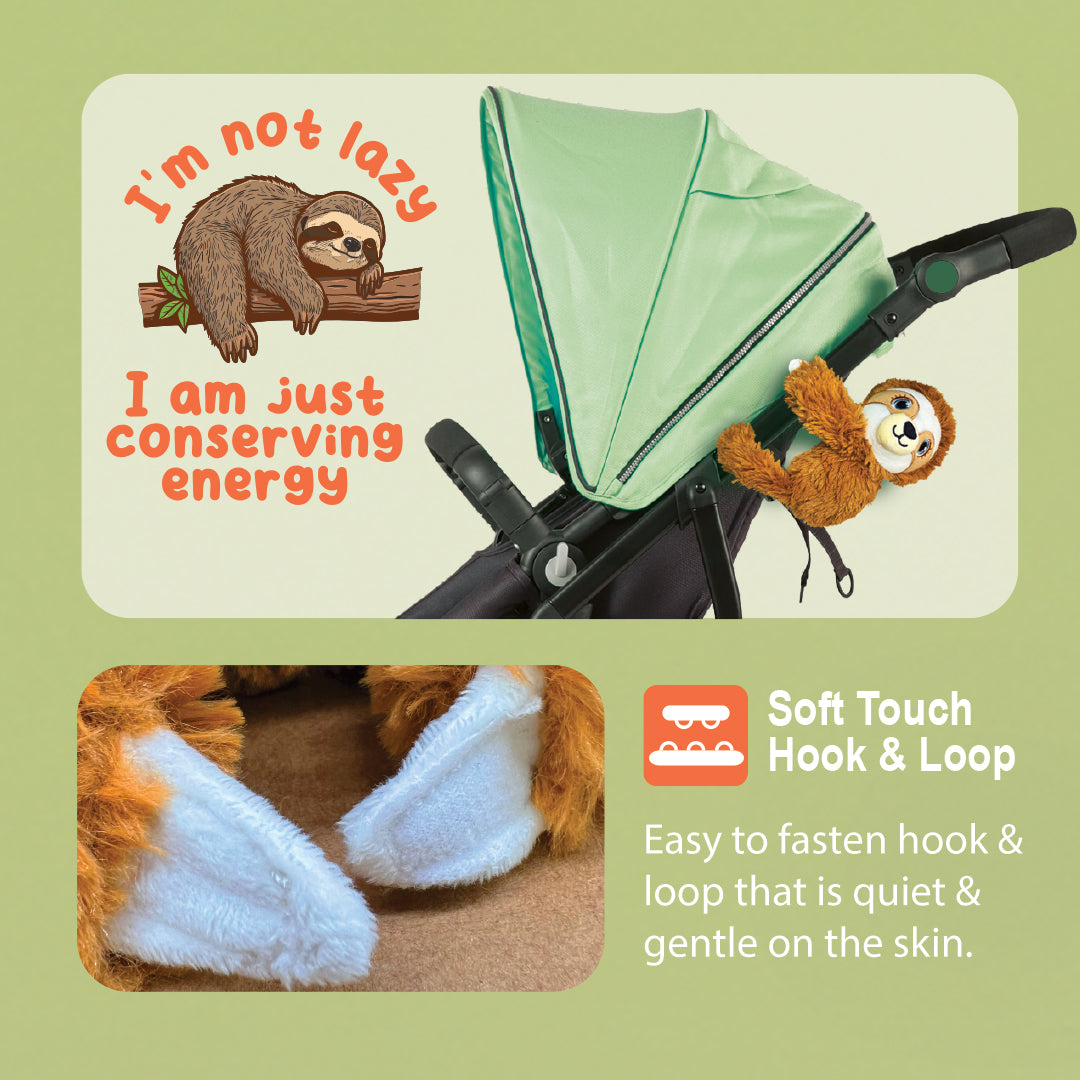 Shusher Sloth + 6-Pack Shushie™ Pacifiers