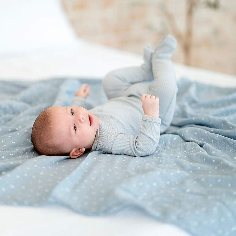 2 Pack Cotton Muslin Swaddle Blanket