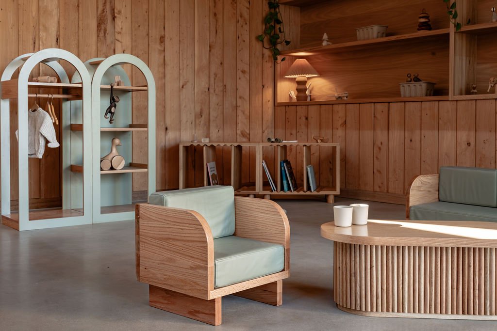 Junior Armchair - Sage | Kids Lounge Chair
