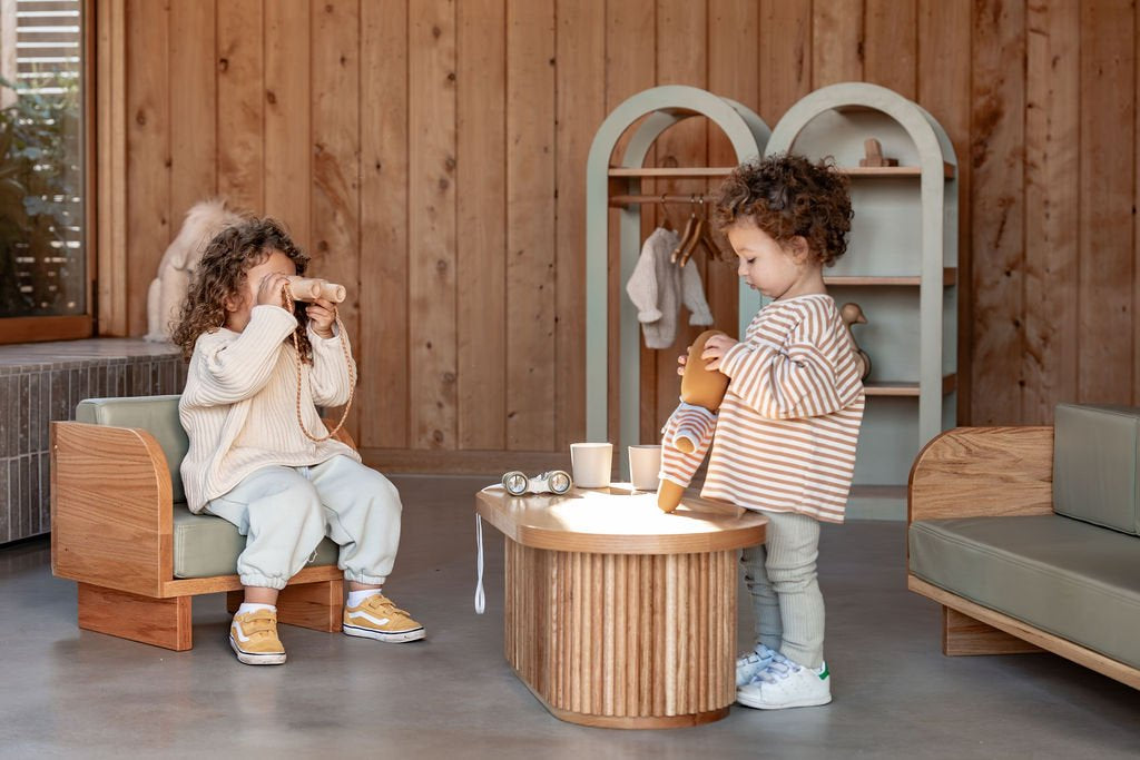 Junior Armchair - Sage | Kids Lounge Chair