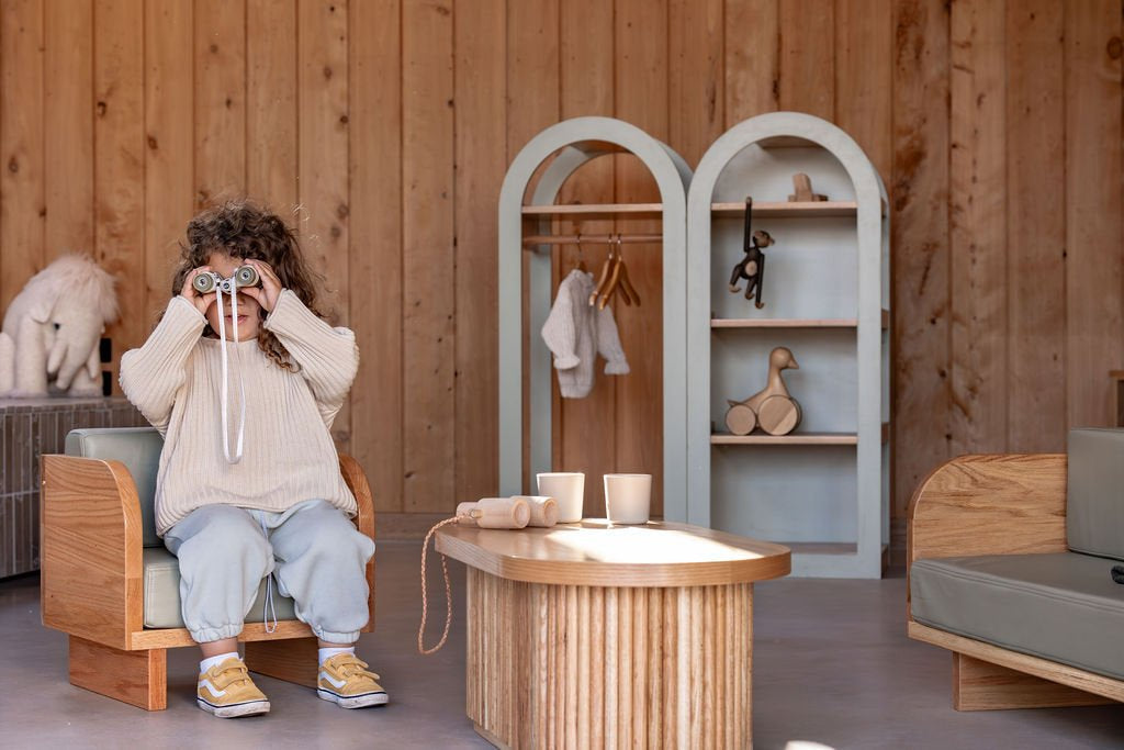 Junior Armchair - Sage | Kids Lounge Chair