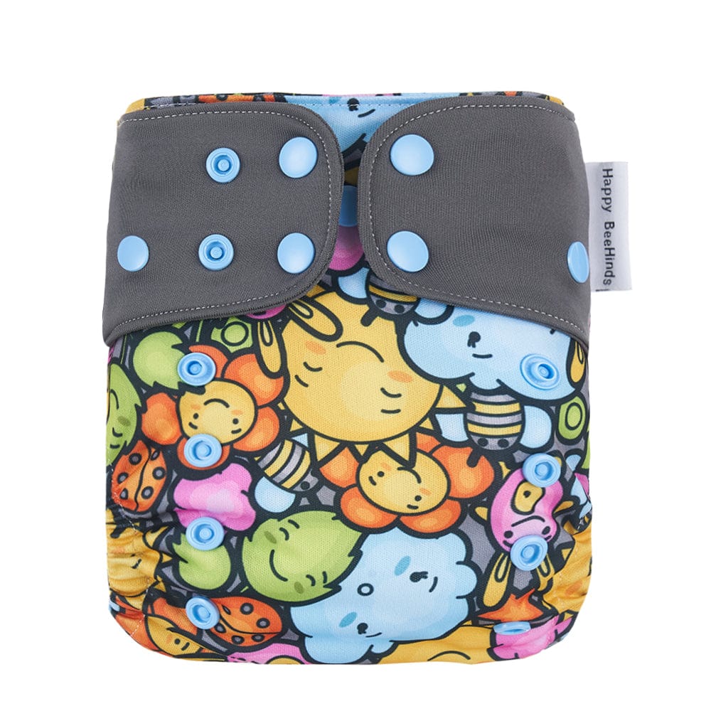 Perfect Fit Pocket Diaper by Happy BeeHinds - Prints