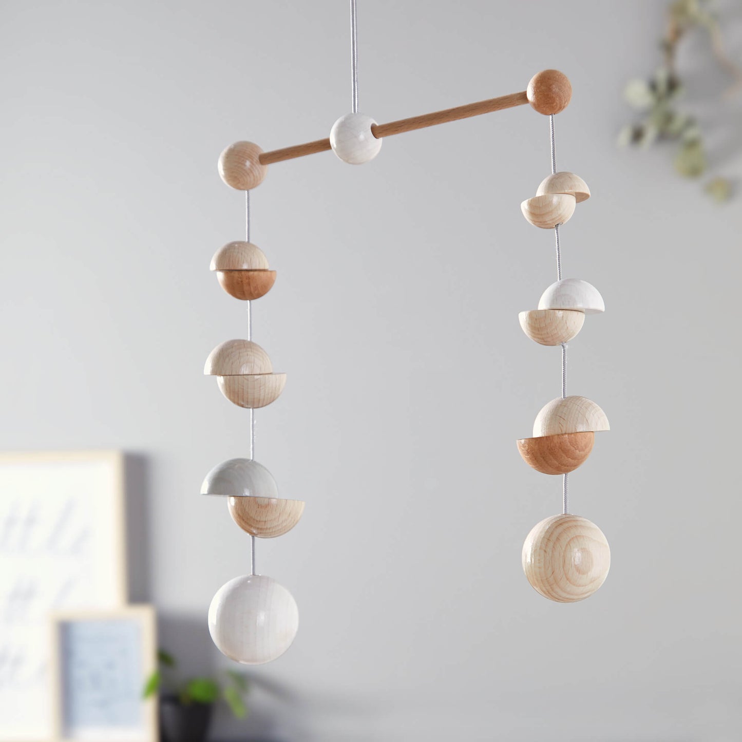 Wooden Mobile Dots