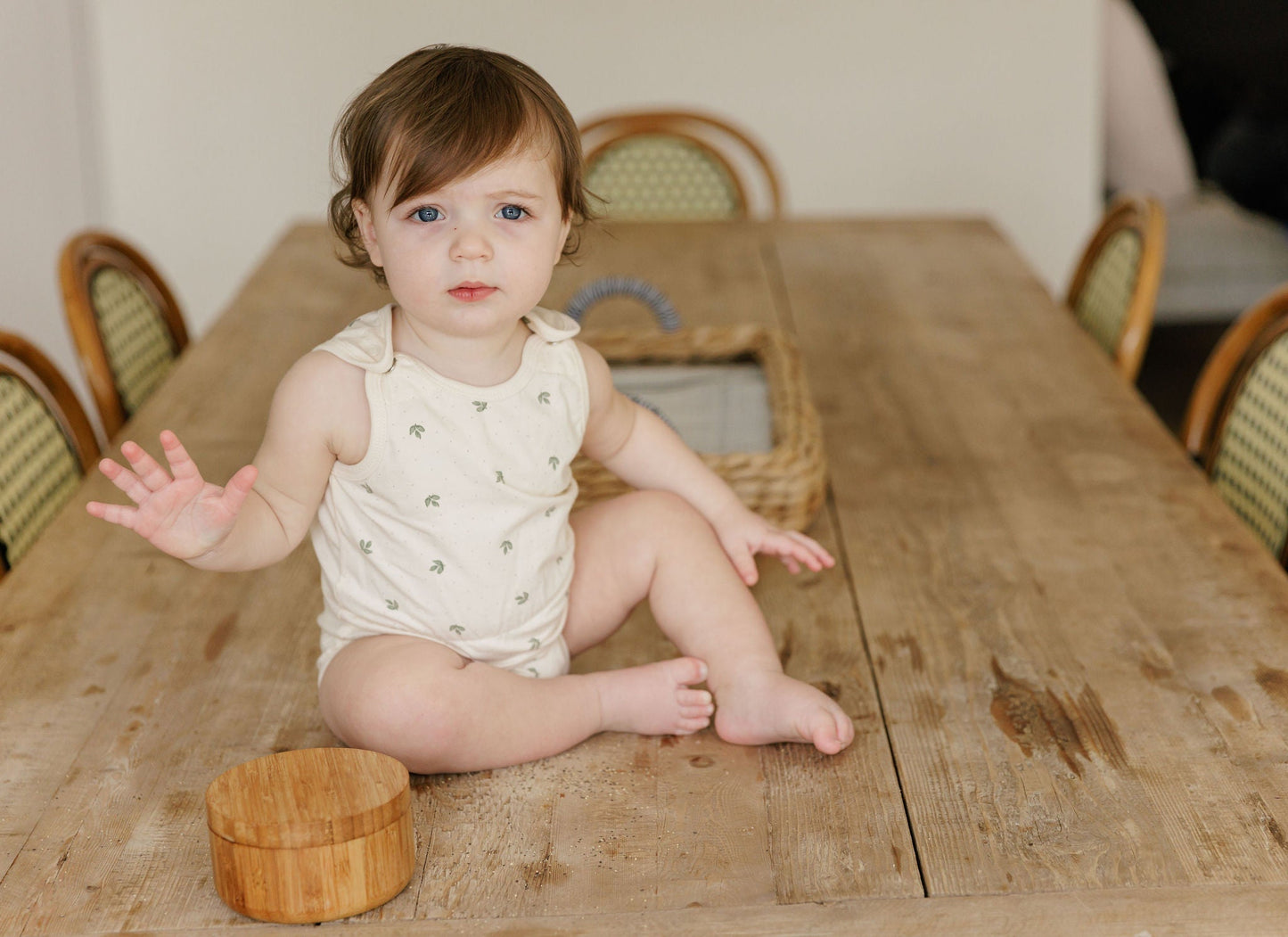 Jersey Cotton - Vintage Leaf Collection - Romper