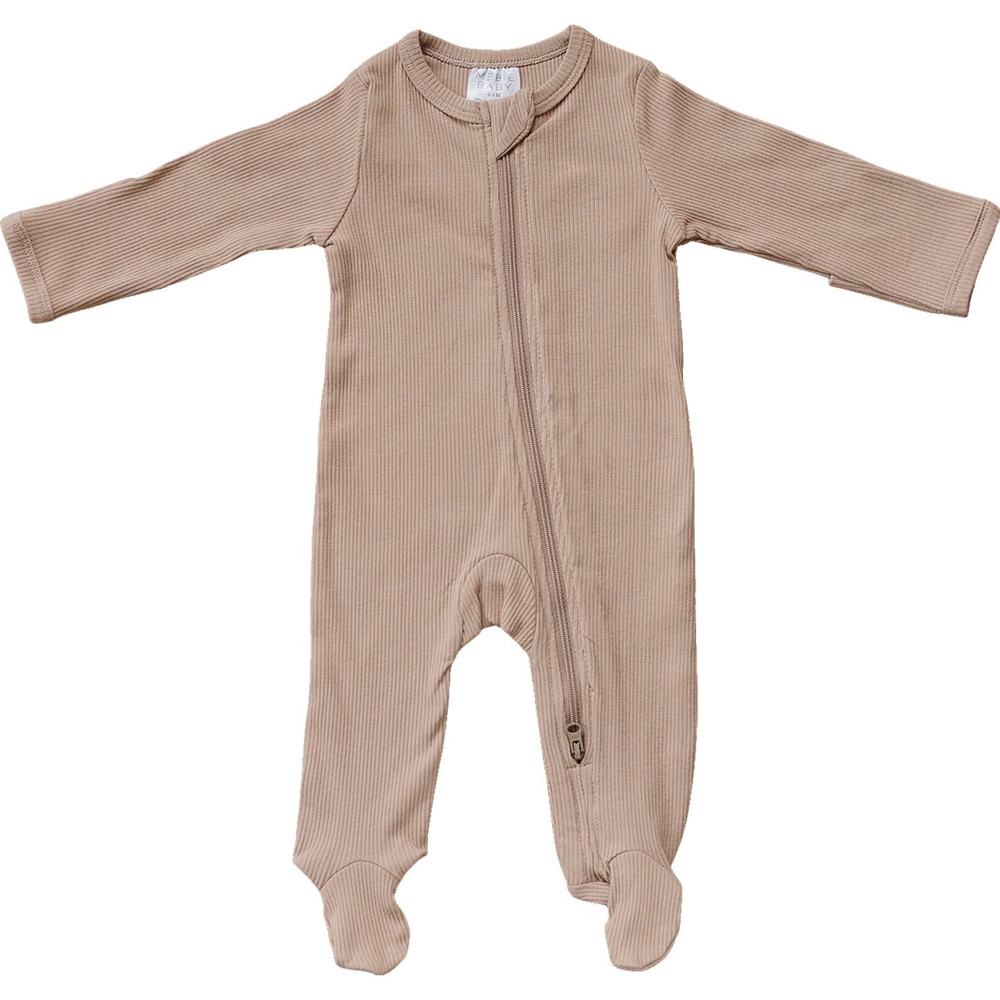 Organic Cotton Ribbed Zipper