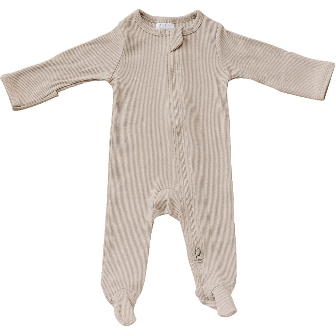 Organic Cotton Ribbed Zipper