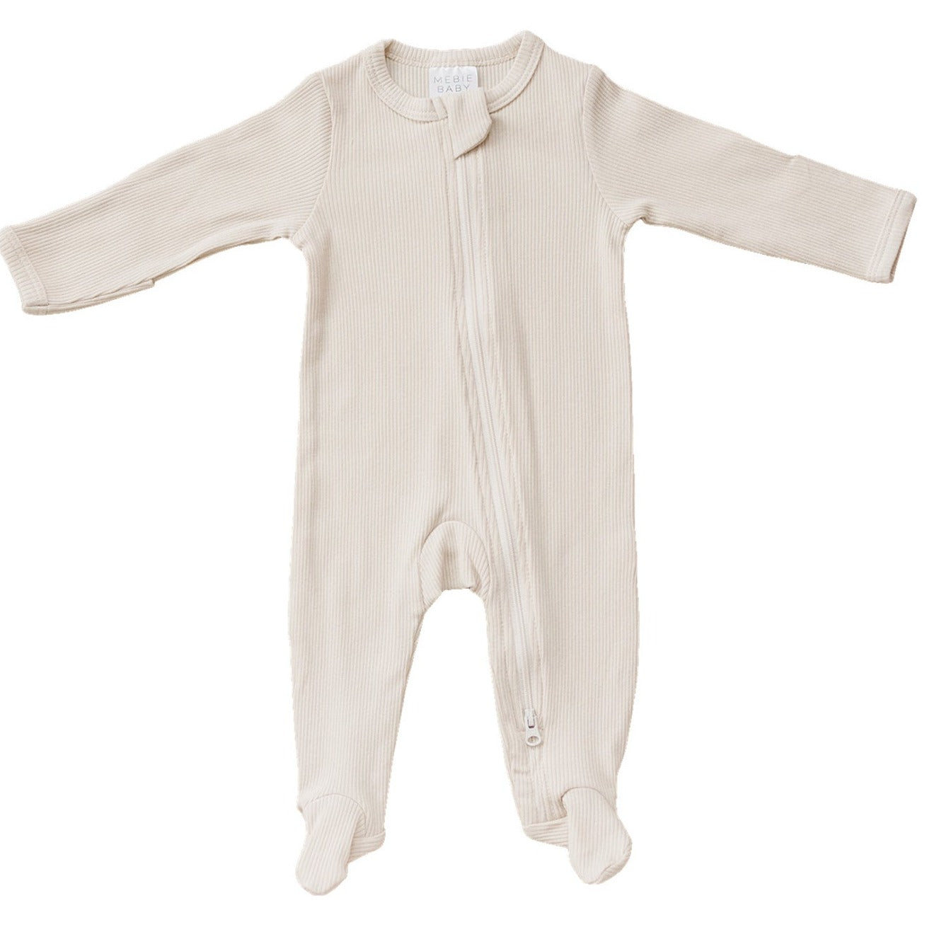 Organic Cotton Ribbed Zipper