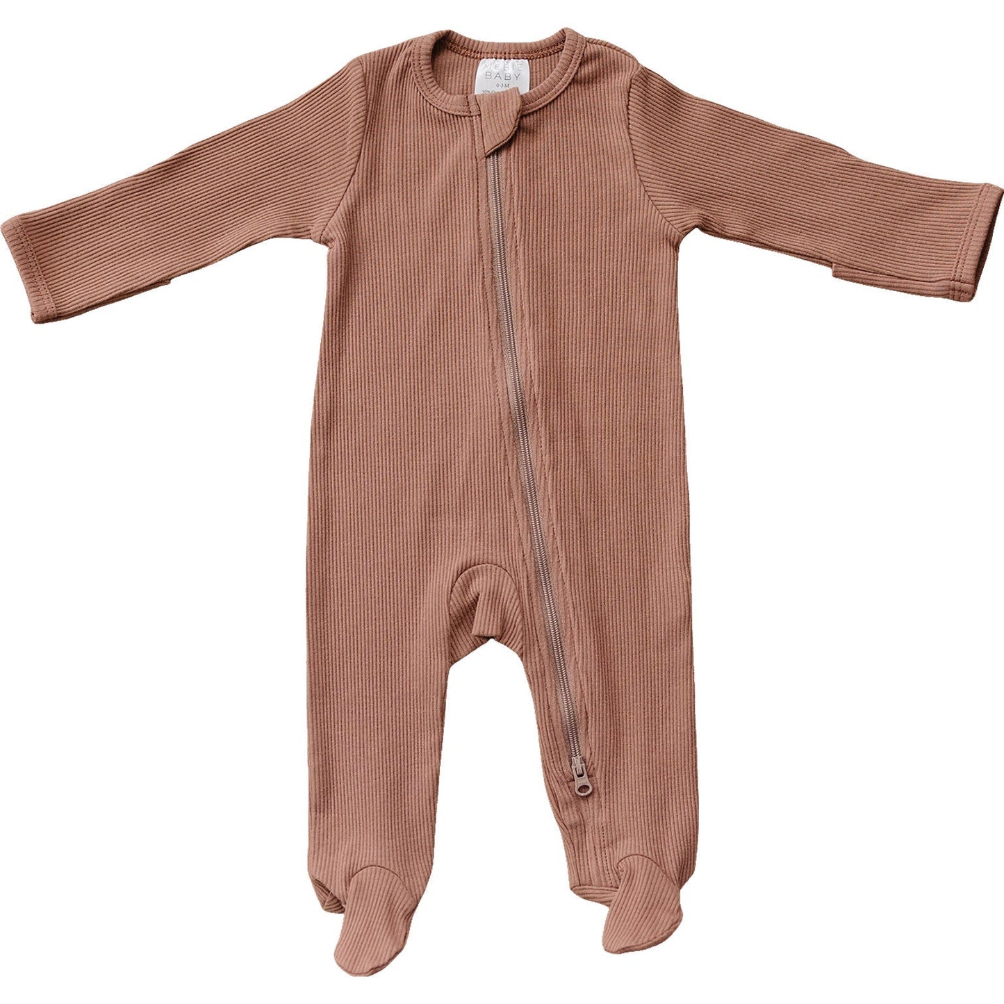 Organic Cotton Ribbed Zipper