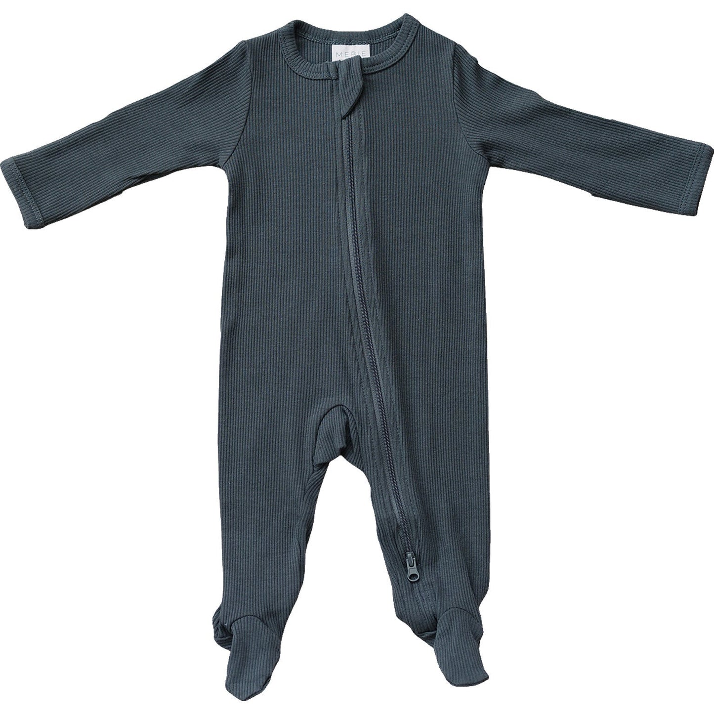Organic Cotton Ribbed Zipper