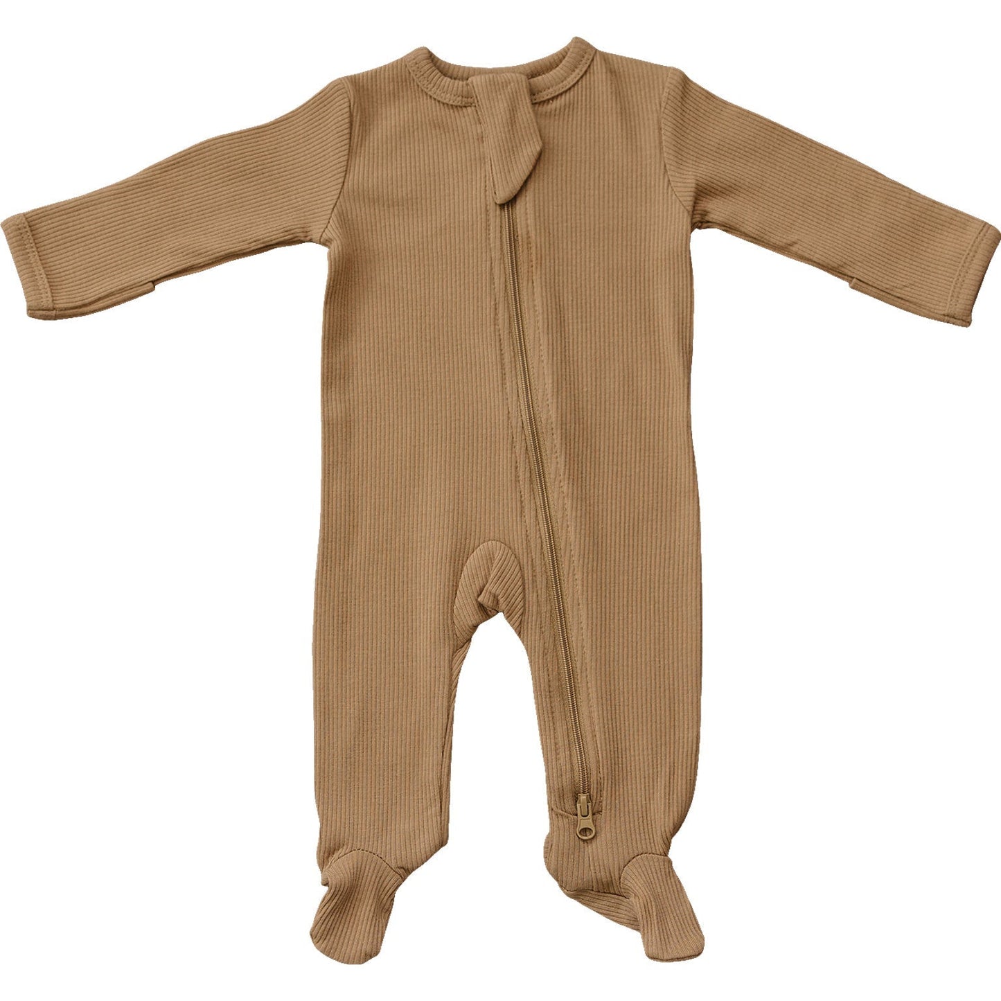 Organic Cotton Ribbed Zipper