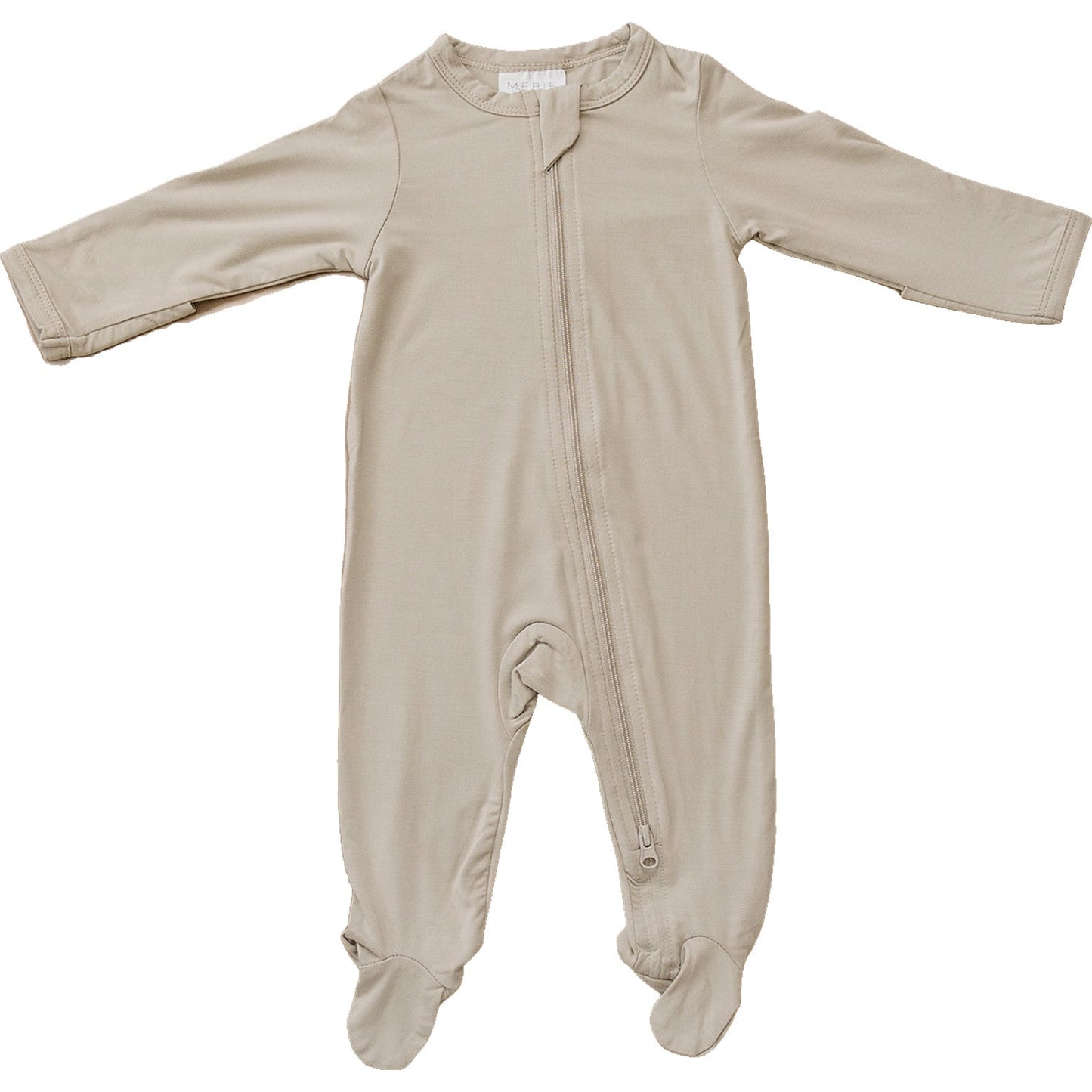 Bamboo Footed Zipper