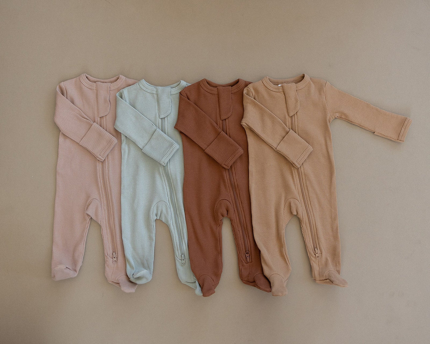Organic Cotton Ribbed Zipper