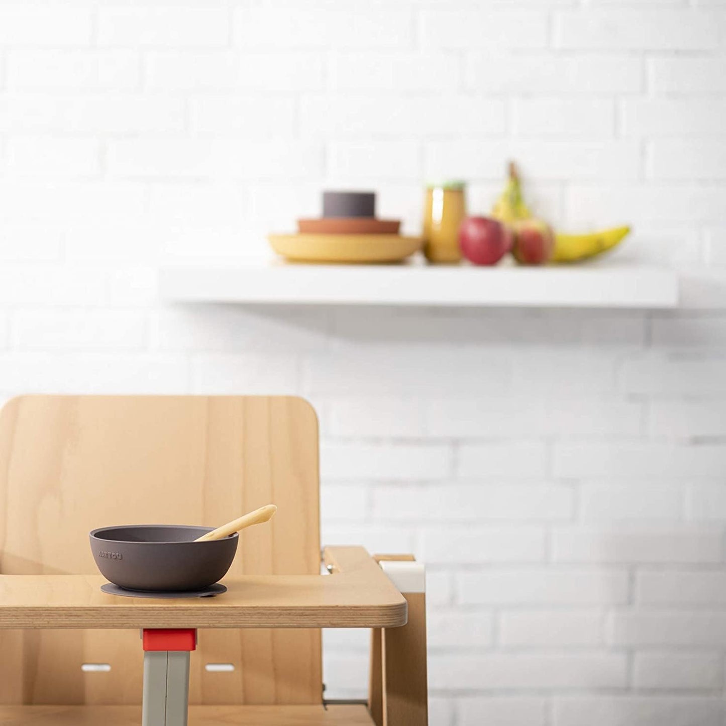 Nattou Silicone 4-Piece Tableware Set