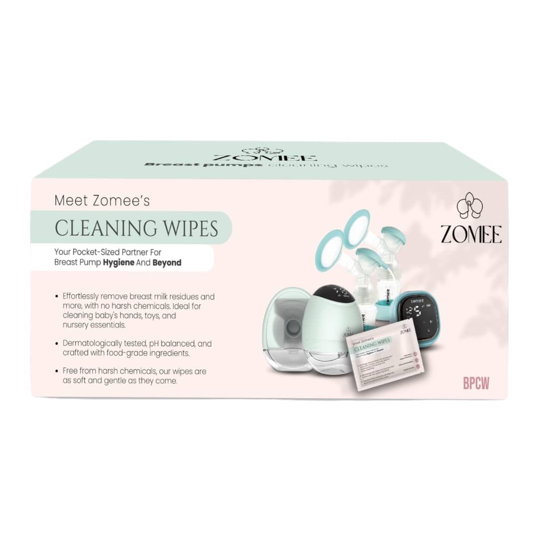 Zomee Breast Pump Cleaning Wipes (40ct)