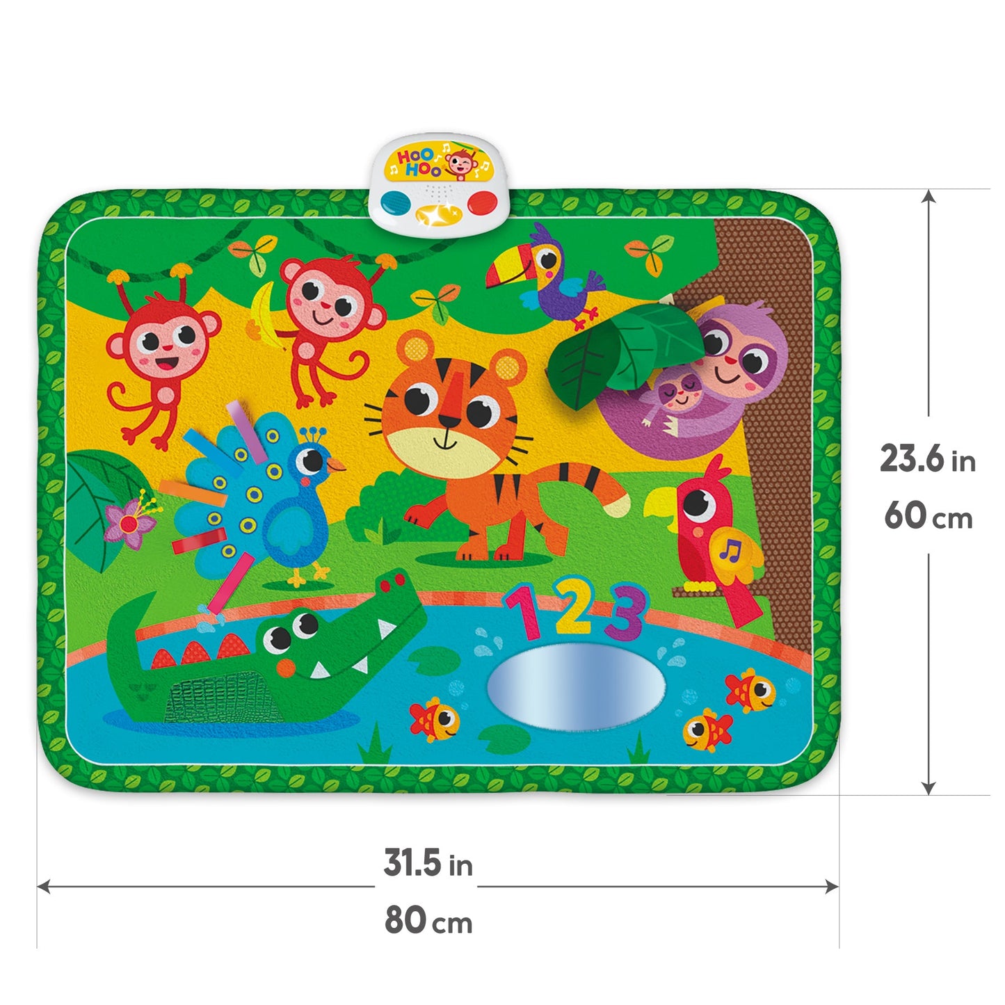 Kids Hits Educational Baby Touch and  Play Mat Toy Jungle Pals