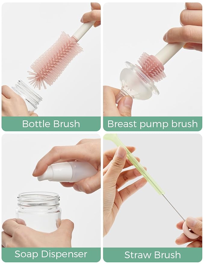 Momcozy Bottle Brush Set Pink