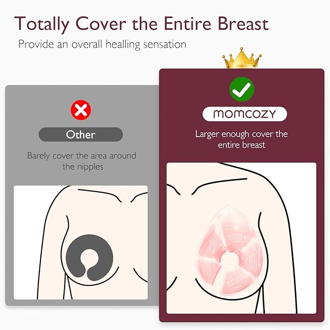 Momcozy Hot and Cold Breast Therapy Packs