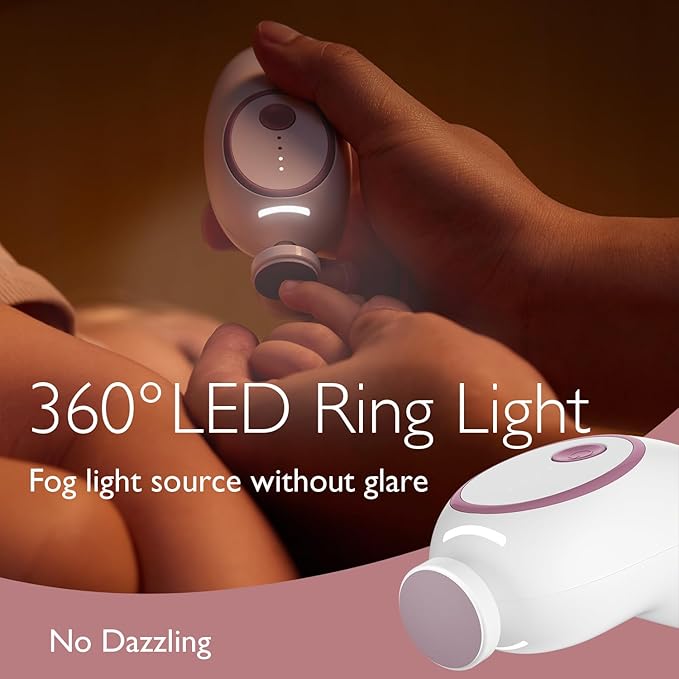 Momcozy Baby Nail File Electric Pink