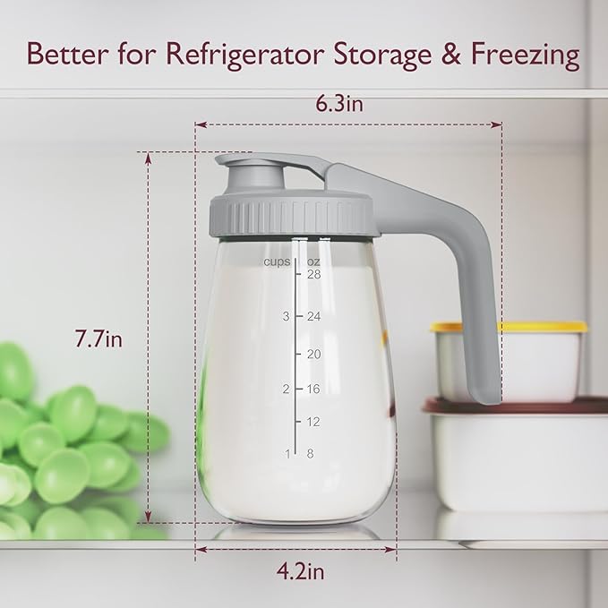Momcozy Breast Milk Pitcher Grey
