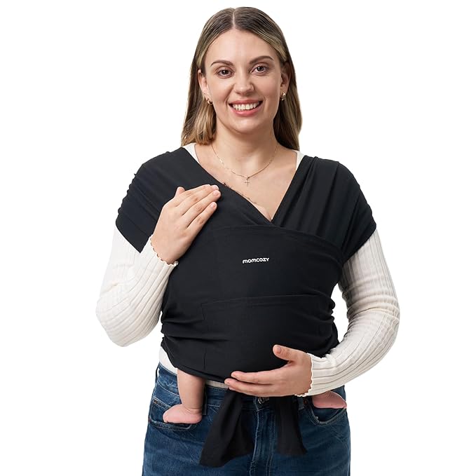 Momcozy Baby Wrap Carrier Black