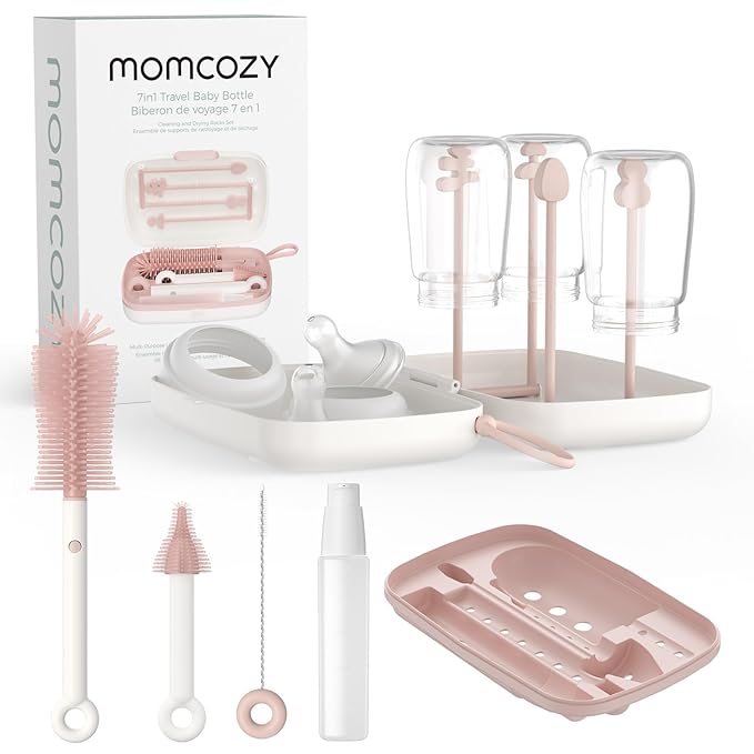 Momcozy Bottle Brush Set Pink
