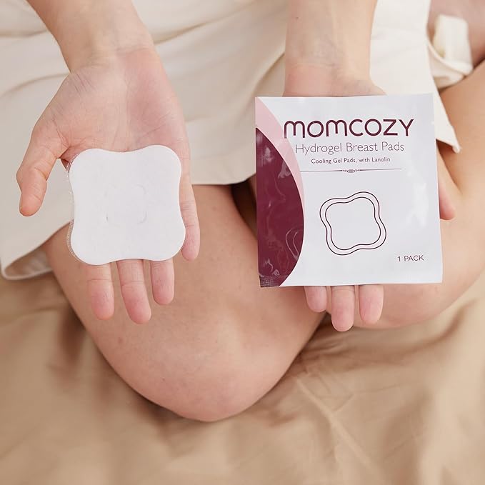 Momcozy Hydrogel Nipple Pads with Soothing Lanolin