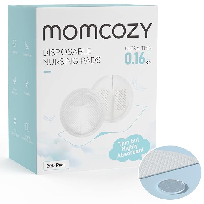 Momcozy Ultra-Thin Disposable Nursing Pads (200 Count)