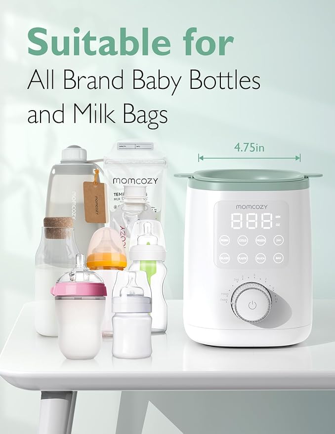 Momcozy 9-in-1 Baby Bottle Warmer with Night Light