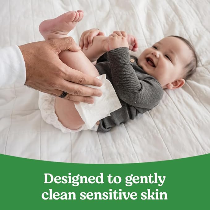 Natural Care Sensitive Baby Wipes, Unscented, 12 Pack