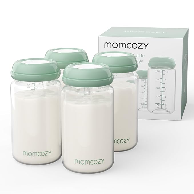 Momcozy 10oz Wide-Neck Natural Baby Bottle