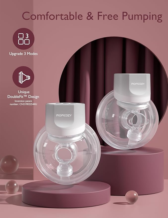 Momcozy Hands-Free Breast Pump S12 Pro Cozy Grey