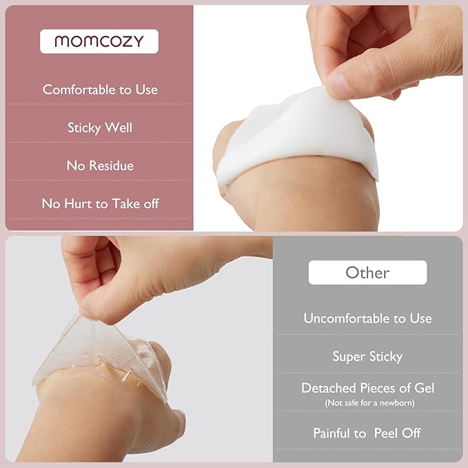 Momcozy Hydrogel Nipple Pads with Soothing Lanolin