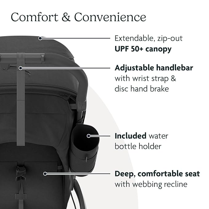 Ridge Jogging Stroller| Charcoal/Carbon Frame