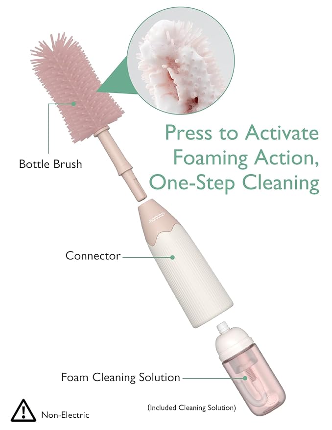 Momcozy Bottle Brush Kit Pink