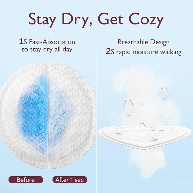 Momcozy Ultra-Thin Disposable Nursing Pads (200 Count)