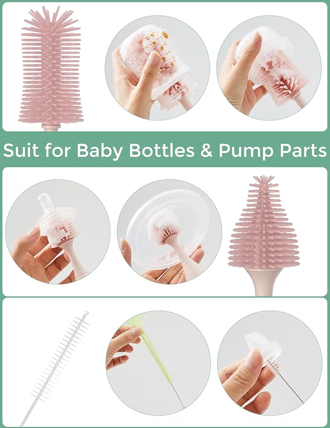 Momcozy Bottle Brush Kit Pink