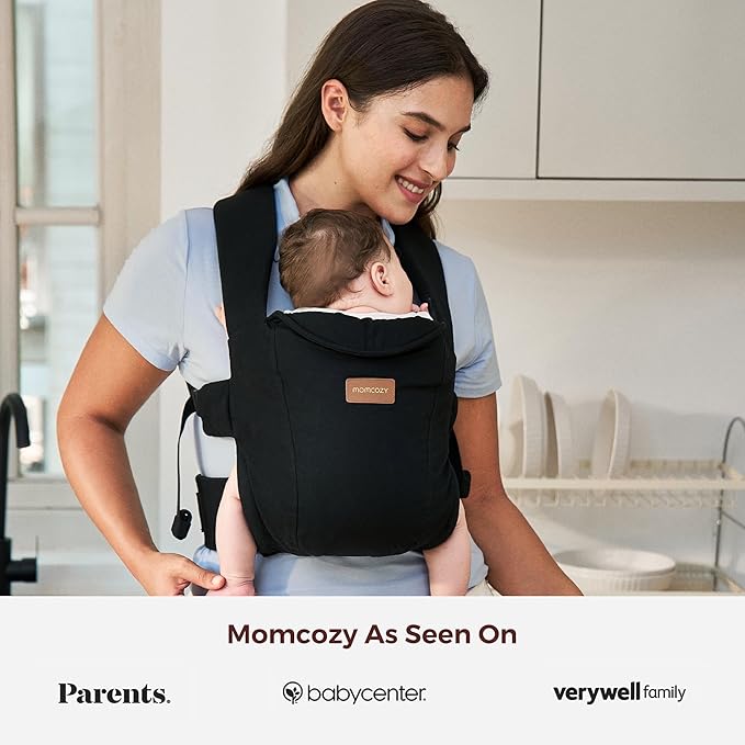 Momcozy Newborn Carrier WeeSnug Black