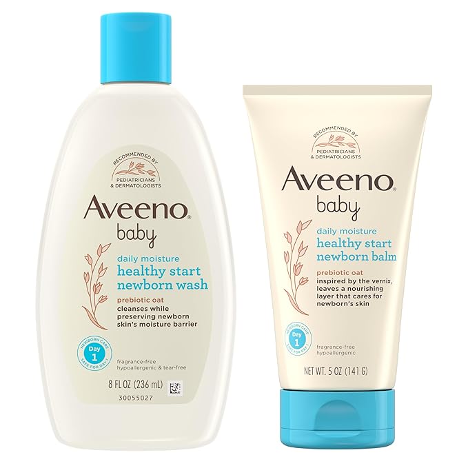 Healthy Start Newborn Wash + Balm Bundle