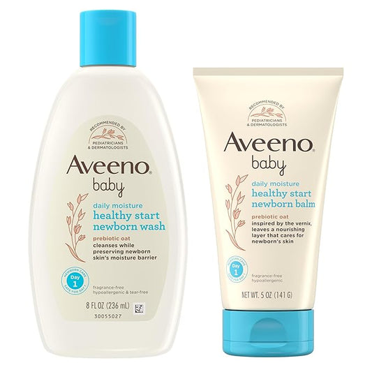 Healthy Start Newborn Wash + Balm Bundle