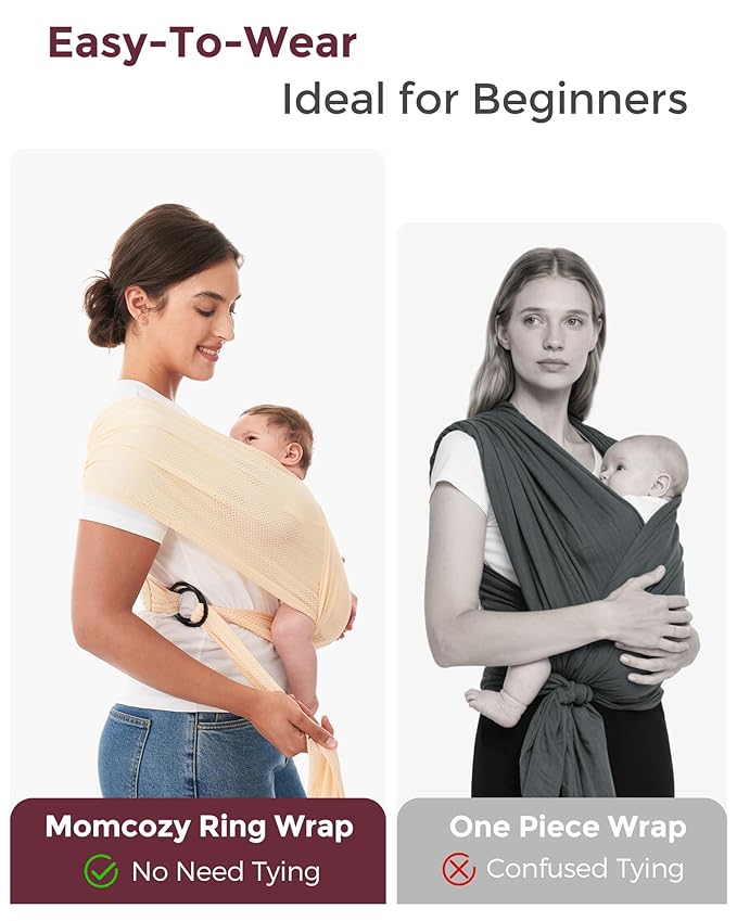 Momcozy Baby Carrier AirMesh Light Beige